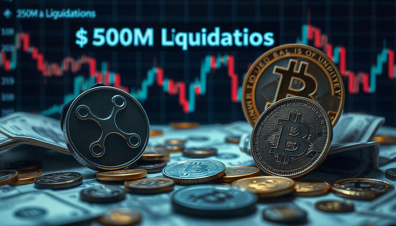 Major Liquidations Sweep Crypto Markets as Bitcoin Falls, With XRP and DOGE Hit Hardest